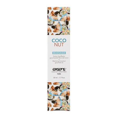 Разогревающее массажное масло с ароматом кокоса Gourmet Coconut - 50 мл.